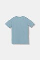 Guess t-shirt bawełniany dziecięcy L5BI00.I3Z14.9BYA niebieski AW25