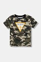 Детская хлопковая футболка Guess хлопок зелёный L5BI05.I3Z14.9BYA