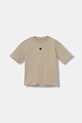 Guess t-shirt bawełniany dziecięcy aplikacja beżowy L5BI16.KCNQ4.9BYA