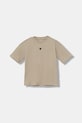 Guess t-shirt bawełniany dziecięcy aplikacja beżowy L5BI16.KCNQ4.9BYA