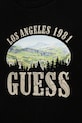 Băieți Guess tricou de bumbac pentru copii L5BI24.I3Z14.9BYA negru