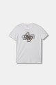 Guess t-shirt bawełniany dziecięcy nadruk biały L5BI37.I3Z14.9BYA