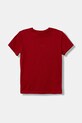 Guess t-shirt bawełniany dziecięcy N5BI00.I3Z14.9BYA czerwony AW25