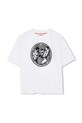 HUGO t-shirt bawełniany dziecięcy G00439.114.150 biały AW25