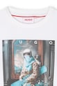 HUGO t-shirt bawełniany dziecięcy biały G00442.114.150