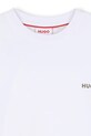 Παιδικό βαμβακερό μπλουζάκι HUGO λευκό G00444.162.174