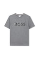 BOSS t-shirt bawełniany dziecięcy bawełna szary J52360.114.150
