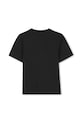 BOSS t-shirt bawełniany dziecięcy J52360.114.150 czarny AW25