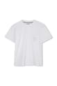 BOSS t-shirt bawełniany dziecięcy J52377.162.174 biały AW25