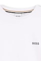 Otroška bombažna kratka majica BOSS modra J52680.114.150