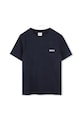 Chłopiec BOSS t-shirt bawełniany dziecięcy J52680.114.150 granatowy