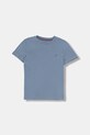 Мальчик Детская хлопковая футболка Tommy Hilfiger UB0UB00310.9BYA бордо