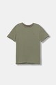 Băieți Tommy Hilfiger tricou de bumbac pentru copii UB0UB00310.9BYA verde
