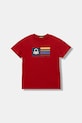 Детская хлопковая футболка United Colors of Benetton хлопок красный 3I1XC10Q4.G.seasonal