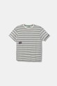 United Colors of Benetton t-shirt bawełniany dziecięcy wzorzyste szary 38F1C10PU.G.seasonal