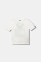 United Colors of Benetton tricou de bumbac pentru copii print alb 3JERC10PO.G.seasonal