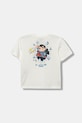 United Colors of Benetton tricou de bumbac pentru copii 3JERG10JX.P.seasonal alb AW25