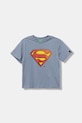 Dětské bavlněné tričko United Colors of Benetton kulatý modrá 3JERG10JX.P.seasonal