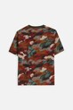 Coccodrillo t-shirt bawełniany dziecięcy ZC5143211VBA multicolor AW25