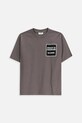 Coccodrillo t-shirt bawełniany dziecięcy nadruk szary ZC5143212VBA