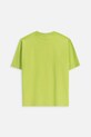 Coccodrillo t-shirt bawełniany dziecięcy ZC5143213VBA zielony AW25