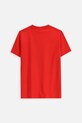 Coccodrillo t-shirt bawełniany dziecięcy ZC5143219VBA pomarańczowy AW25