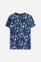 Coccodrillo t-shirt bawełniany dziecięcy ZC5143220VBA granatowy AW25