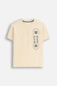 Coccodrillo t-shirt dziecięcy z elastanem biały ZC5143206VBB