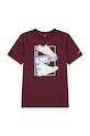 Converse pamut gyerek póló nyomtatásos burgundia 9CH862