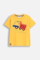 Coccodrillo tricou de bumbac pentru copii print galben ZC5143201CBK