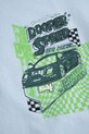 Coccodrillo t-shirt bawełniany dziecięcy niebieski ZC5143202VBA