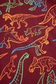 Coccodrillo t-shirt bawełniany dziecięcy bordowy ZC5143208VBA