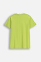 Coccodrillo t-shirt bawełniany dziecięcy ZC5143218VBA zielony AW25