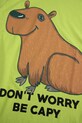 Coccodrillo t-shirt bawełniany dziecięcy zielony ZC5143218VBA