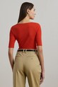 Lauren Ralph Lauren t-shirt 200970116 czerwony AW25