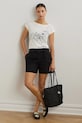 Ρούχα Μπλουζάκι Lauren Ralph Lauren 200971072 λευκό