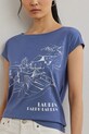 Футболка Lauren Ralph Lauren блакитний 200971072
