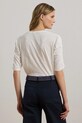 Lauren Ralph Lauren pamut póló 200971080 fehér AW25