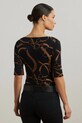 Kratka majica Lauren Ralph Lauren 200971107 črna AW25