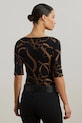 Kratka majica Lauren Ralph Lauren 200971107 črna AW25