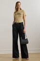 Oblačila Bombažna kratka majica Lauren Ralph Lauren 200971125 bež