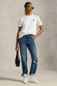 Ρούχα Βαμβακερό μπλουζάκι Polo Ralph Lauren 211971712 λευκό