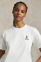 Βαμβακερό μπλουζάκι Polo Ralph Lauren λευκό 211971712