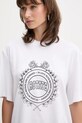 Rotate t-shirt bawełniany biały 114393400