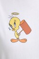 MUNTHE t-shirt bawełniany LACIN 253110125360 biały