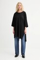 MUNTHE t-shirt bawełniany LYSIS 253110525360 czarny AW25