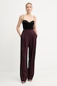 Bodi Elisabetta Franchi BO00456E2 crna AW25