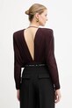 Abbigliamento Elisabetta Franchi body BO00556E2 granata