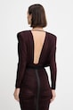 Odjeća Bodi Elisabetta Franchi BO00556E2 bordo