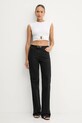 Βαμβακερό μπλουζάκι Elisabetta Franchi MA01656E2 λευκό AW25